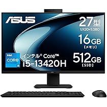 ASUSパソコン Amazon.co.jp: ASUS デスクトップPC V400 AiO V470VAK 27インチ
